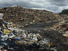 Dumpsite in Moshi, Tanzania